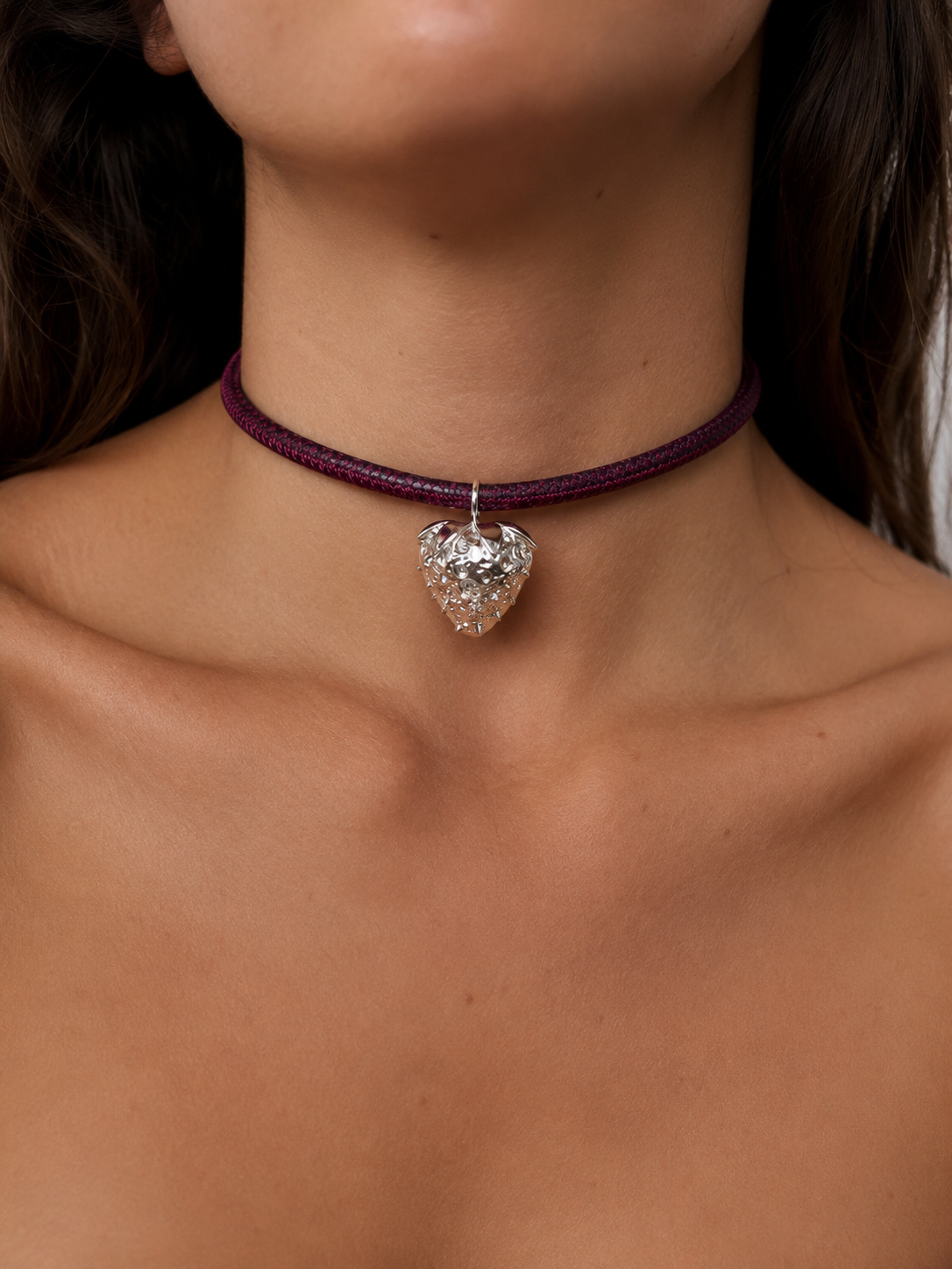 PITON STRAWBERRY CHOCKER SILVER