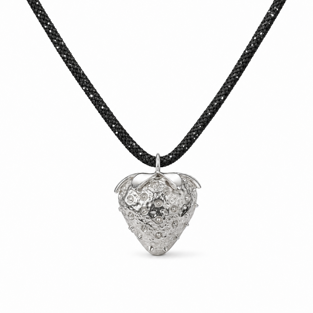 NIGHT STRAWBERRY CHOCKER SILVER