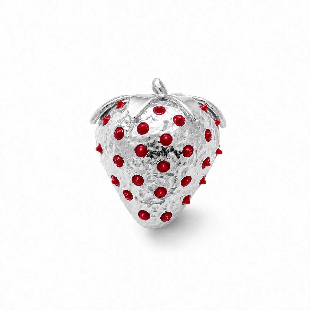 SPIKED STRAWBERRY SILVER
