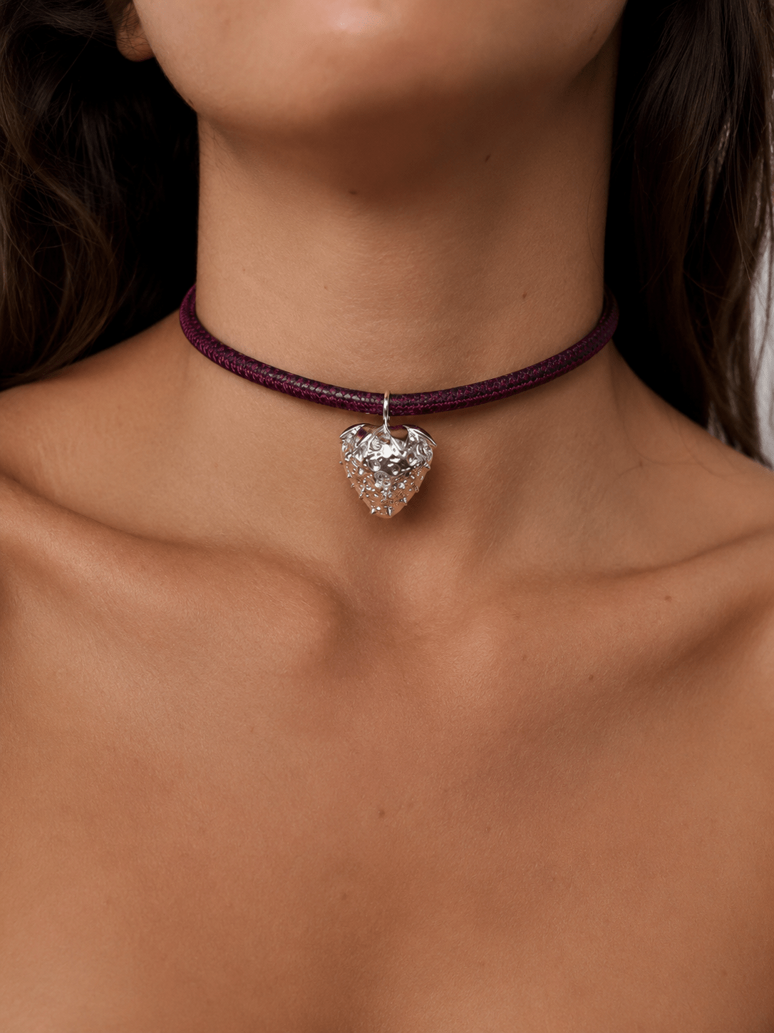 PITON STRAWBERRY CHOCKER SILVER - AIRHESS