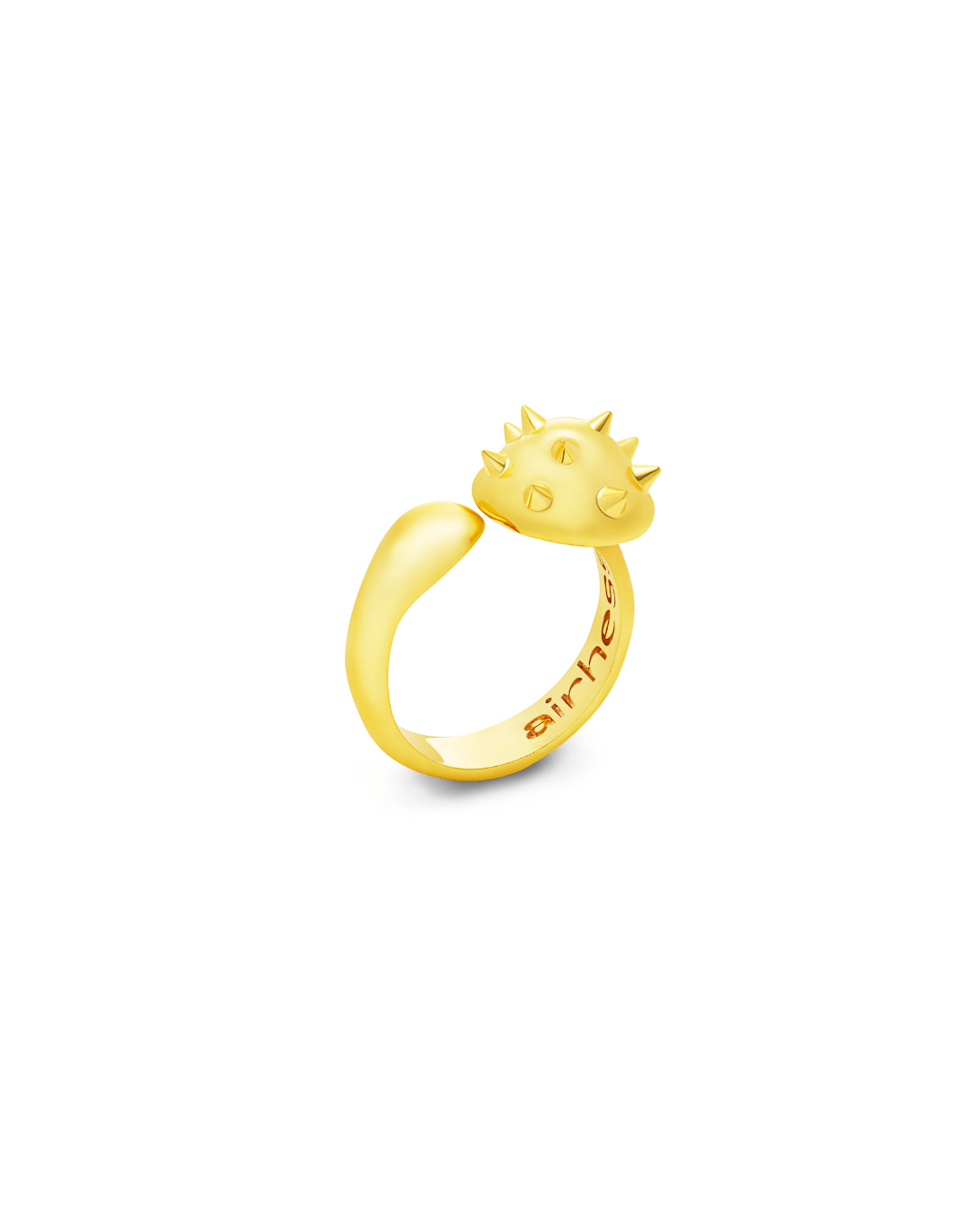 SPIKED MUSHROOM RING GOLD - AIRHESS