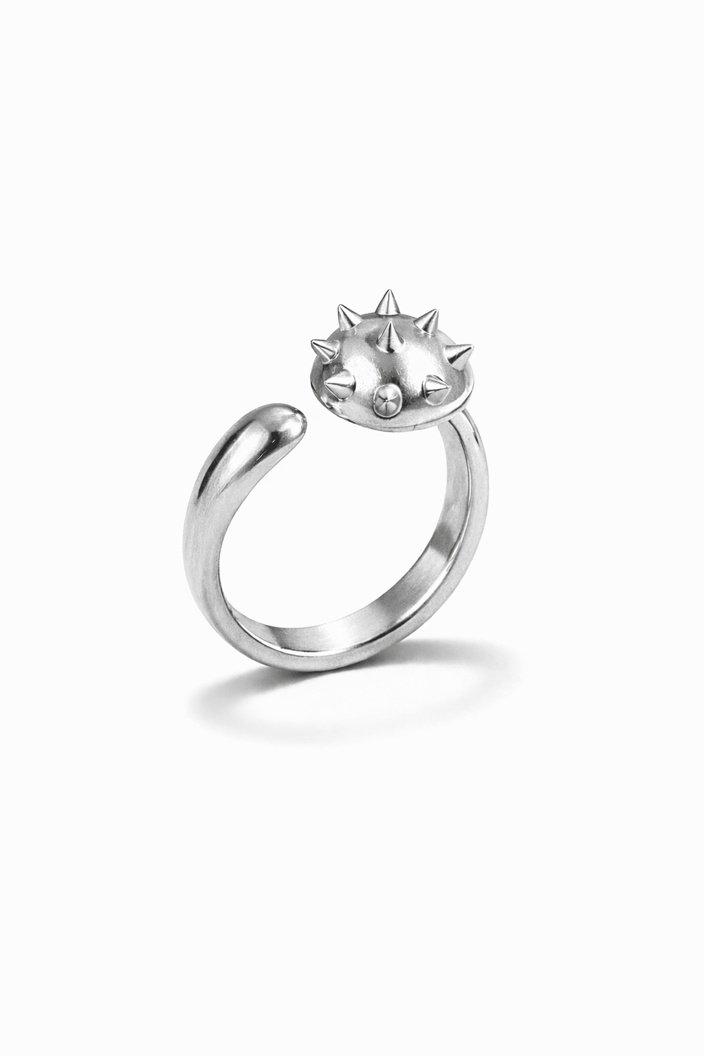 SPIKED MUSHROOM RING SILVER - AIRHESS